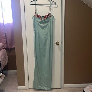 Satin Maxi Dress